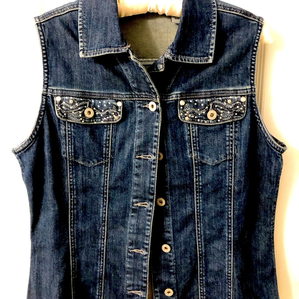 Chico’s denim vest